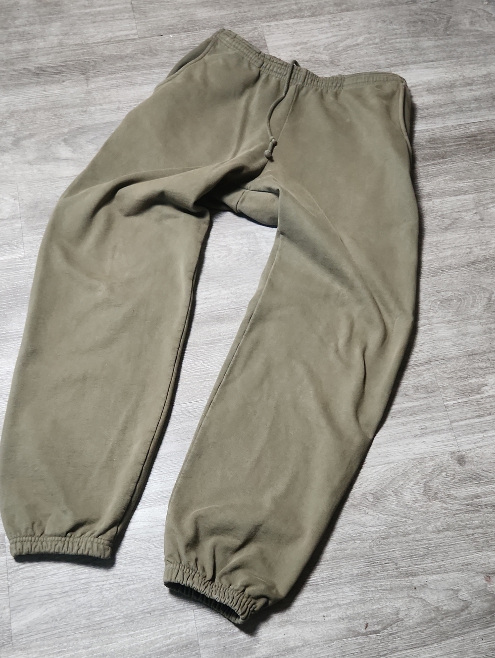 Los Angeles Apparel sweat pants 14oz olive - Picture 2 of 5